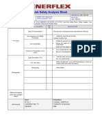Job Safety Analysis Sheet: LP/HP Compressor Area