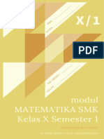 Modul Matematika SMK X Semester 1 PDF