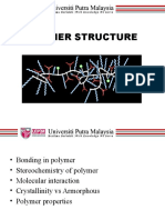 2 Polymer Structure - Bonding in Polymer