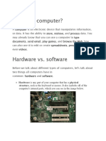 What Is A Computer?: Structure, Such As The Keyboard or Mouse. It Also Includes All of The