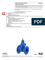 Avk Resilient Seated Gate Valve, Pn10/16 21/36-001: CTC, Without Stem Cap, WRAS Approved Rubber