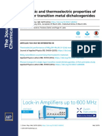 Electronic and thermoelectric properties of few-layer transition metal dichalcogenides