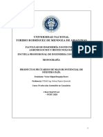 Monografia de Productos Pecuarios de Gran Potencial en El Peru