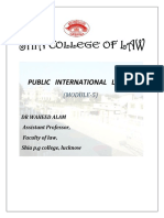 Public International Law Ii: (MODULE-5)