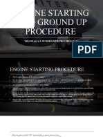 Engine Starting and Ground Up Procedure