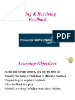 Giving and Receiving Peer Feedback Effectively