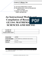 Mathematics, Sciences and Socials