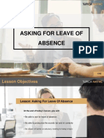 14.04.2018 - LS - Basic - Asking For Leave of Absence Huyendt9 PDF