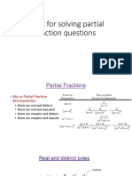 Hints For Solving Partial Fraction Questions PDF