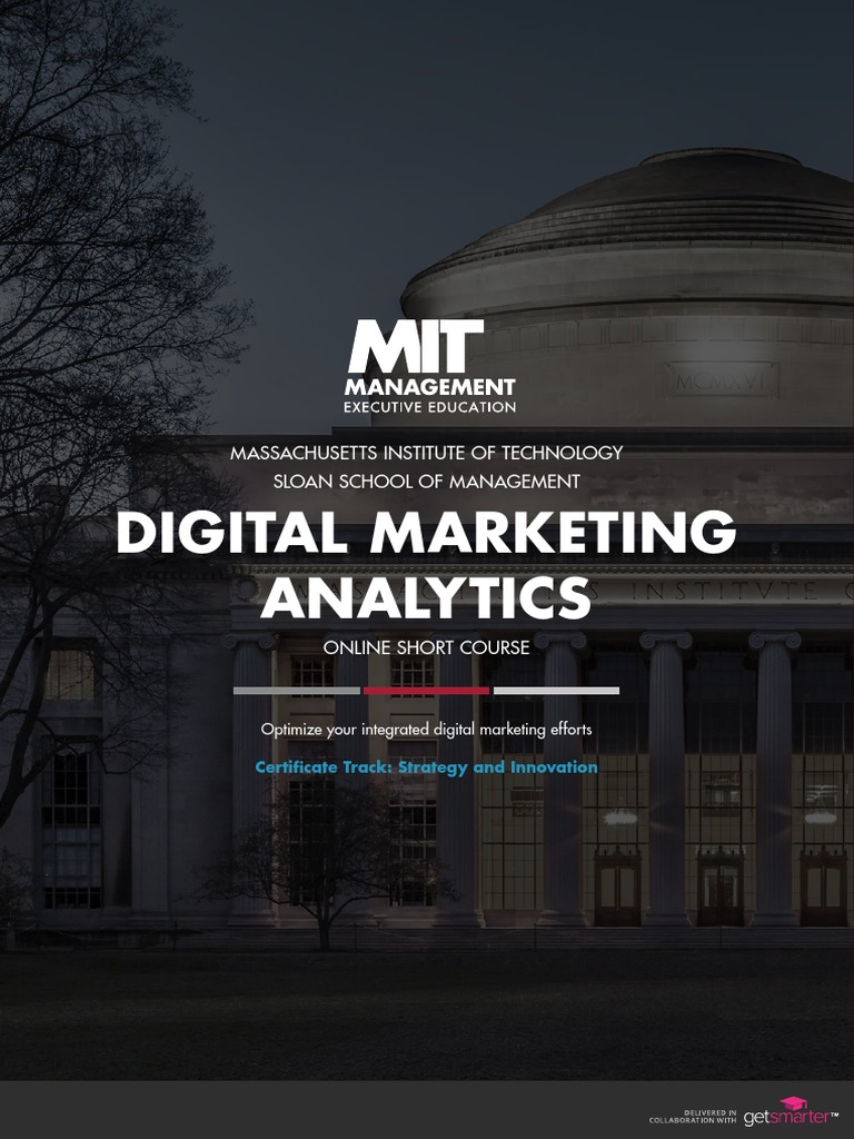Mit Digital Marketing Analytics Online Short Program Brochure | PDF ...