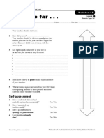 My Life So Far - . .: Self-Assessment