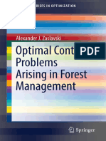 Optimal Control Problems Arising in Forest Management: Alexander J. Zaslavski