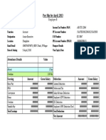 Pay Slip April 2013