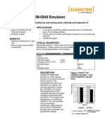 Xiameter MEM-0949 Emulsion: INCI NAME: Amodimethicone and Cetrimonium Chloride and Trideceth-12 Features Applications