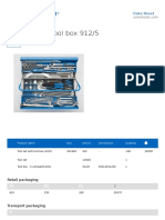 Tool Set With Tool Box 912/5: Data Sheet