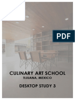 Culinary Art School: Desktop Study 3