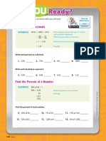 Are Ready?: Percents and Decimals