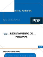 Recursos Humanos: Mg. Ing. Pablo Granados Porturas