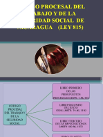 Código Procesal del Trabajo y Seguridad Social de Nicaragua (Ley 815
