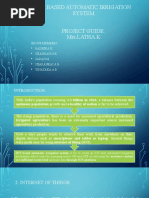 Iot Based Automatic Irrigation System