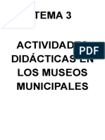 TEMA 3 Didácticas Museos Municipales