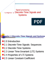 Chapter 2 Discrete-Time Signals and Systems: Signal Processing