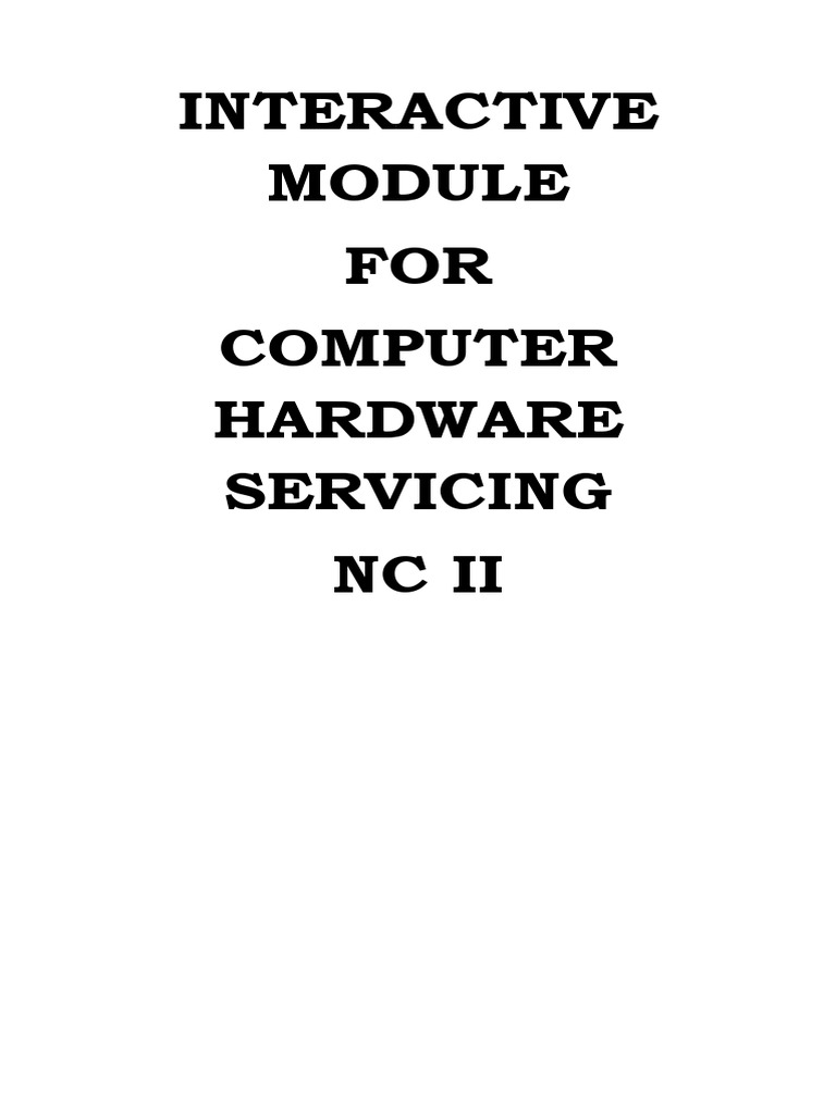 Interactive Module | PDF