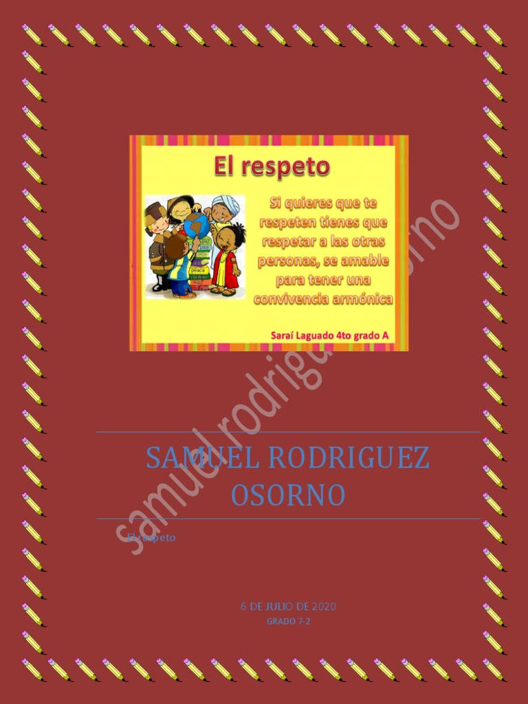 El Valor del Respeto y Tolerancia | PDF | Tolerancia | Teorías filosóficas
