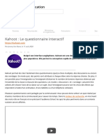 Kahoot _ Le questionnaire interactif _ Carrefour éducation