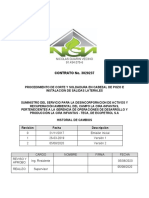 GP-P-17 Corte y Soldadura Cabezal de Pozo