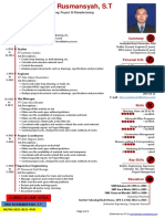 Contoh CV / Daftar Riwayat Hidup