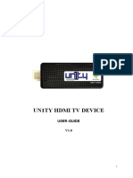 Un1Ty Hdmi TV Device: User-Guide V1.0