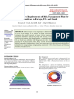 Requirements of Risk Management Plan