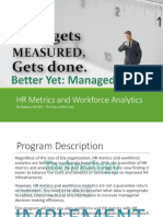 HR Metrics and Workforce Analytics