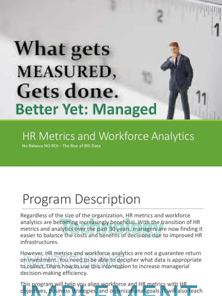 HR Metrics for Strategic Decision-Making | PDF | Turnover (Employment ...