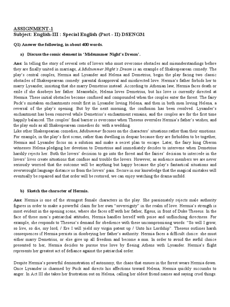 English Literature Notes | PDF | Samson | William Wordsworth