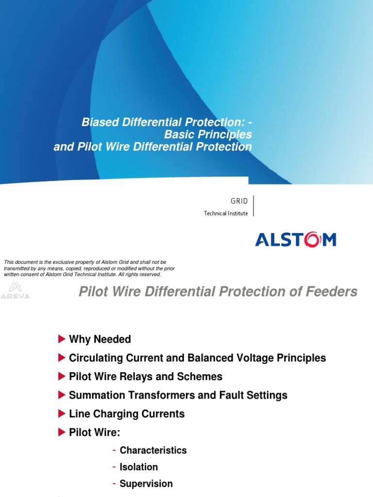1 Biased Differential Protection PDF Series And Parallel Circuits