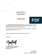 Certificacion Laboral Nelkys Sanchez PDF