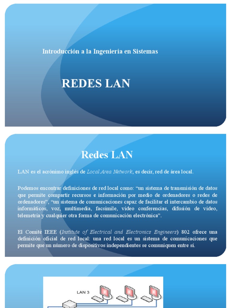 Introducción a Redes LAN y Topologías | PDF | Controlador de interfaz ...
