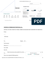 NOTICE UNDER SECTION 80 C.P.C PDF