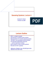 Queueing Systems: Lecture 4