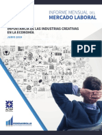 Informe - IMPORTANCIA DE LAS INDUSTRIAS CREATIVAS PDF