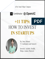 How To Invest in Startups
