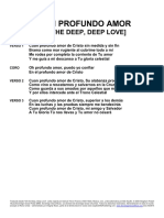 Oh The Deep Deep Love-Spanish