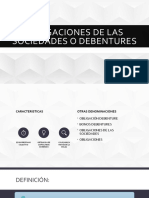 Obligaciones de Las Sociedades o Debentures - Preliminar