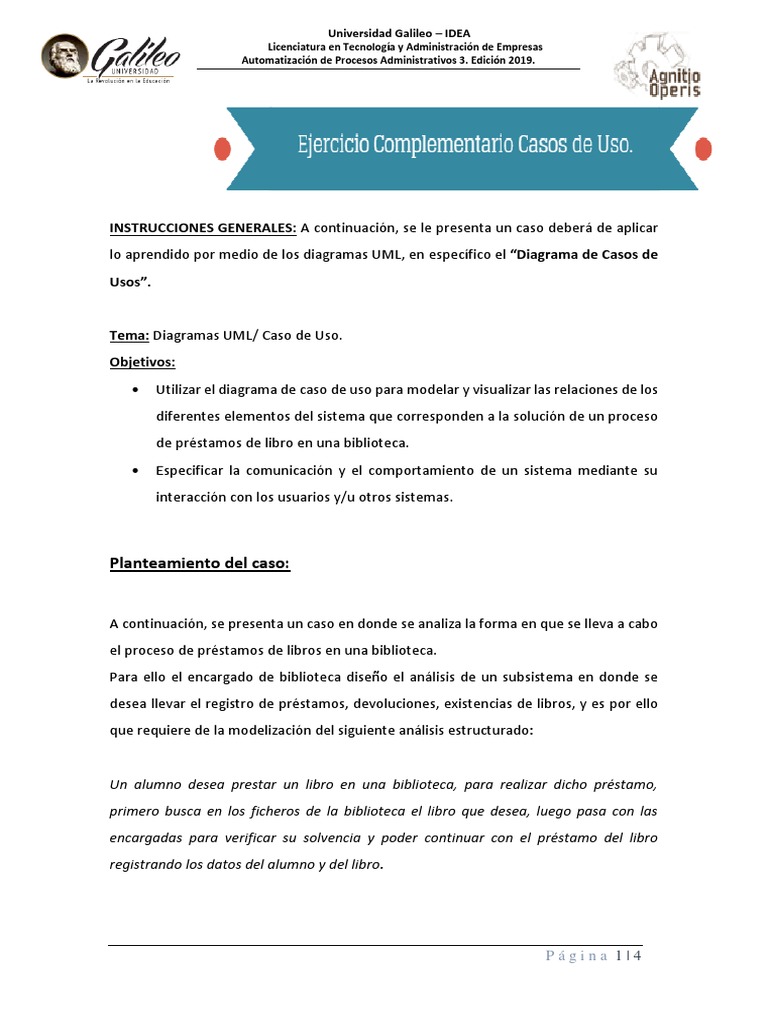 Diagrama de Caso de Uso Biblioteca | PDF | Caso de uso | Lenguaje de ...
