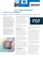Rights and obligations when cargo claims are presented