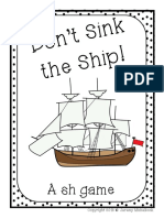 Don't Sin K The Ship!: A SH Game
