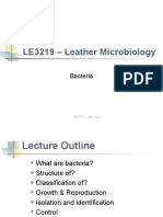 LE3219 - Leather Microbiology: Bacteria