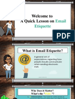 Student Email Etiquette